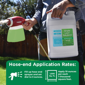 Commercial-grade quality in a consumer-ready bottle from Simple Lawn Solutions