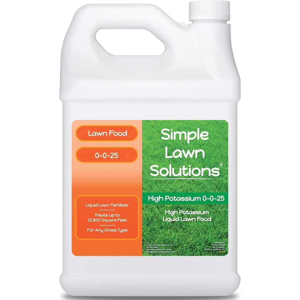Simple Lawn Solutions potassium lawn food bottle pour for smooth spray control
