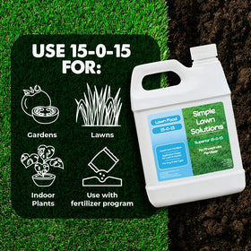 Simple Lawn Solutions works well in sandy soils enhancing nutrient uptake.