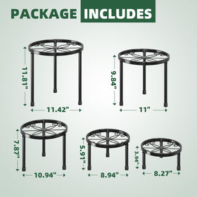Simple Trending multi-height plant stand with layered design enhances light exposure