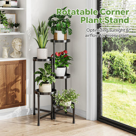 Simple Trending plant stand black finish adds modern style to any space