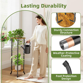 Simple Trending plant stand suitable for both indoor and outdoor use