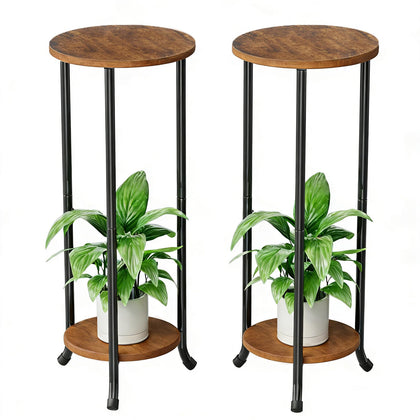 Simple Trending plant stand two-piece assembly displaying indoor plants in style