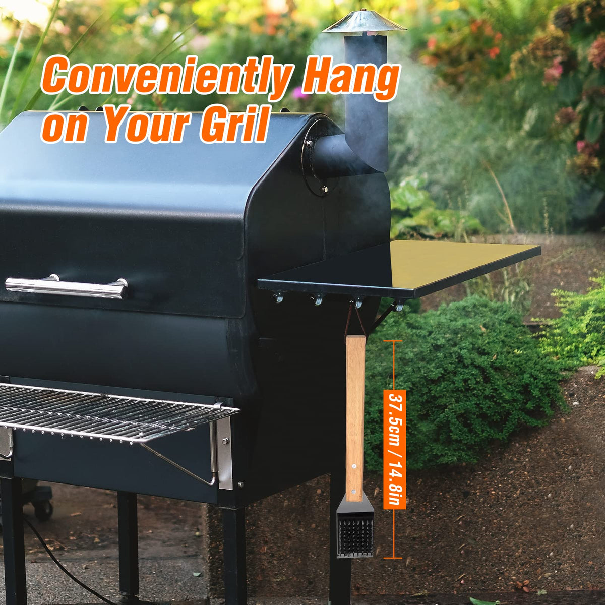 Compatible with Weber and Traeger grills for versatile use.