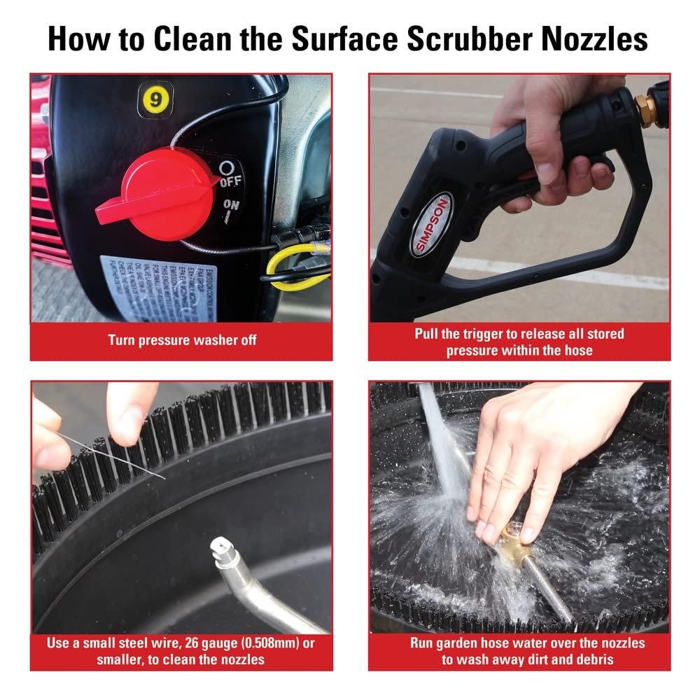 SIMPSON 80165 powder-coated steel shroud reduces overspray for dryer surroundings
