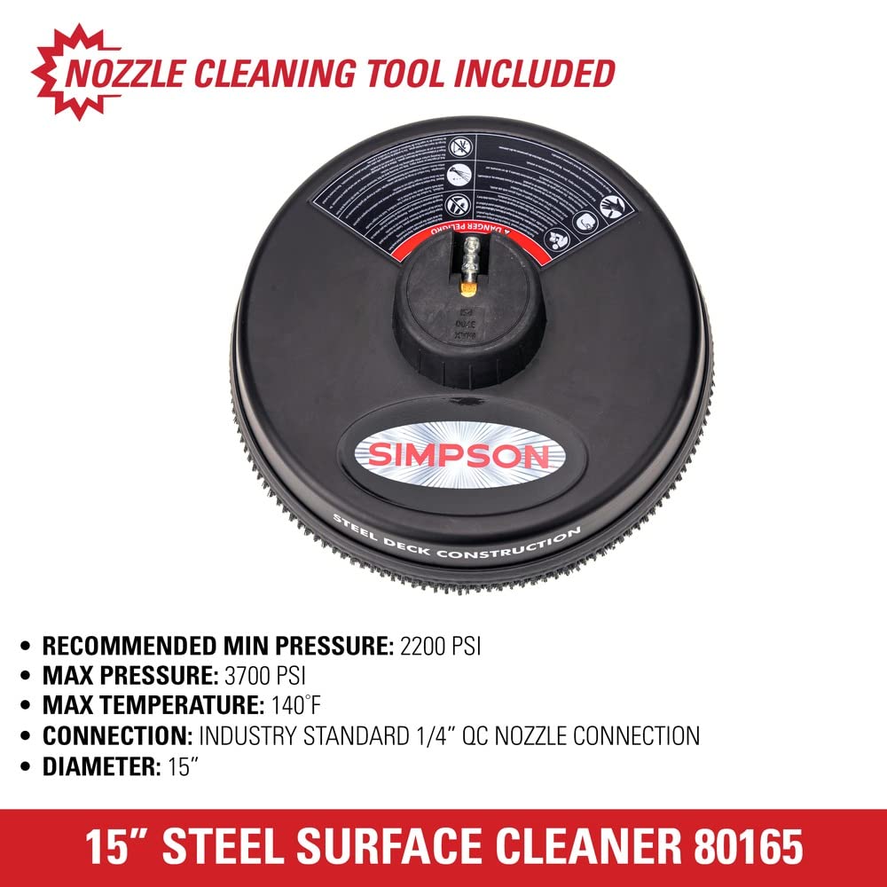 SIMPSON 80165 stainless-steel nozzles resist corrosion for lasting performance