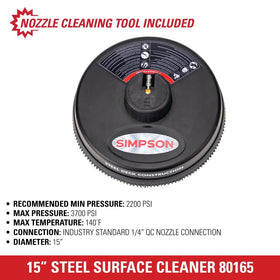 SIMPSON 80165 stainless-steel nozzles resist corrosion for lasting performance