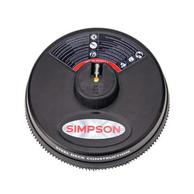 SIMPSON 80165 surface cleaner in action on a large driveway for faster coverage