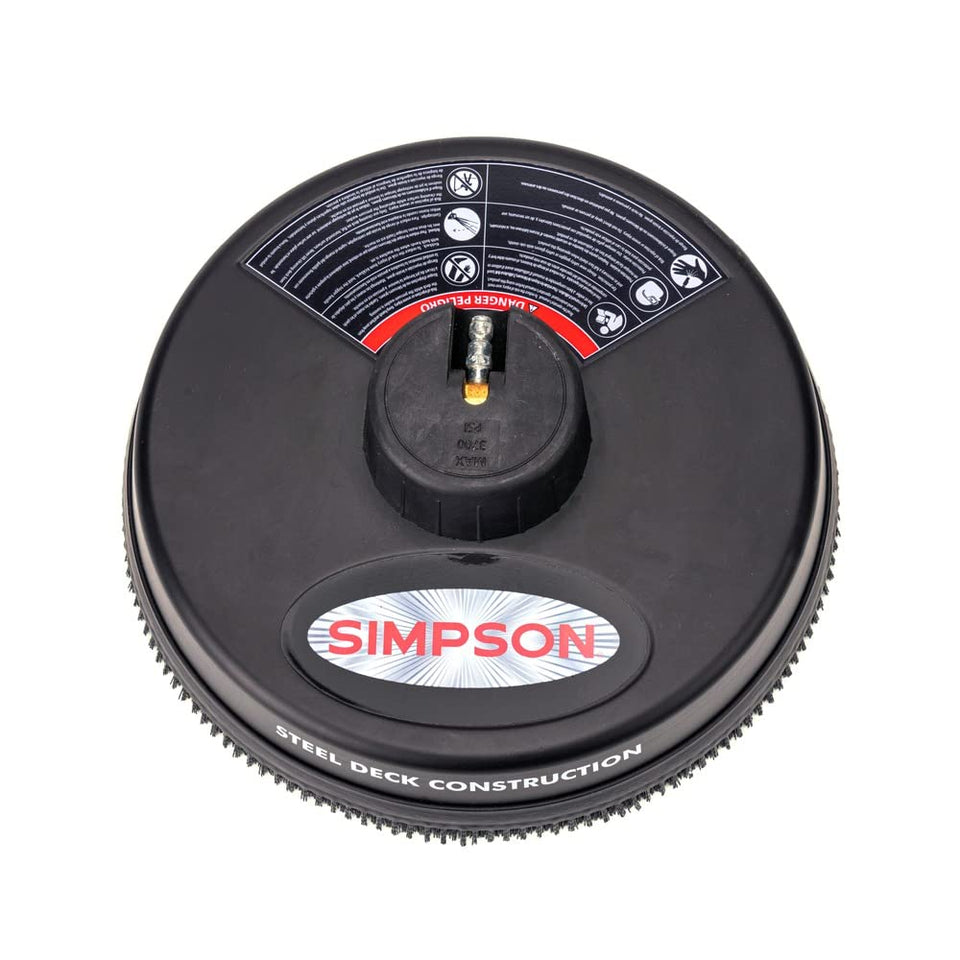 SIMPSON 80165 surface cleaner in action on a large driveway for faster coverage