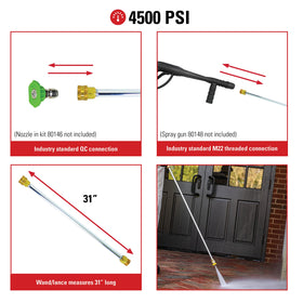 SIMPSON 80479 cold water compatibility up to 4500 PSI for tough tasks