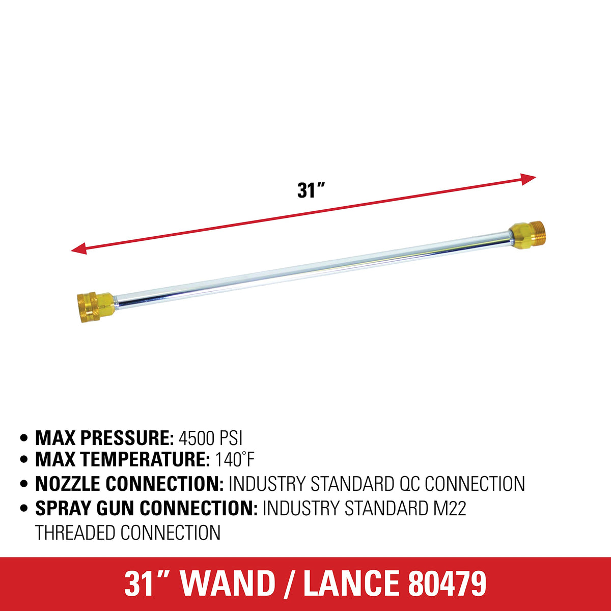 SIMPSON 80479 durable construction for regular pressure washing