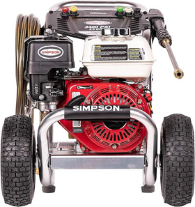 SIMPSON aircraft-grade aluminum frame and 10-inch tires enable smooth maneuverability.