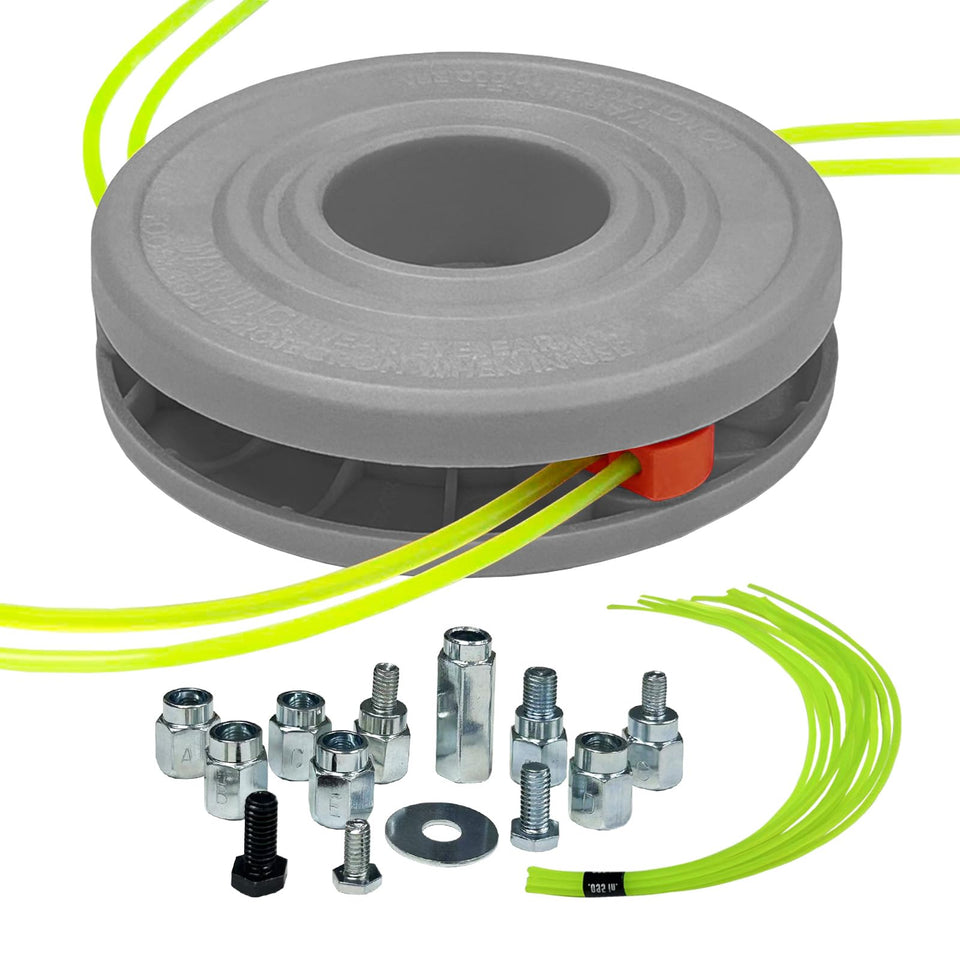 SIMUSI H011 weed eater head with easy-load feature for fast string changes.