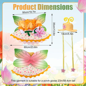 Sinbana goose wing attachment adds a coordinated look for outdoor displays.