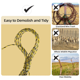 SINBDLAI versatile fencing for livestock, dogs, and horses in gardens and farms
