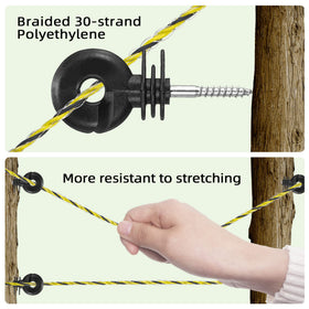 SINBDLAI braided poly wire with UV stabilization for durability