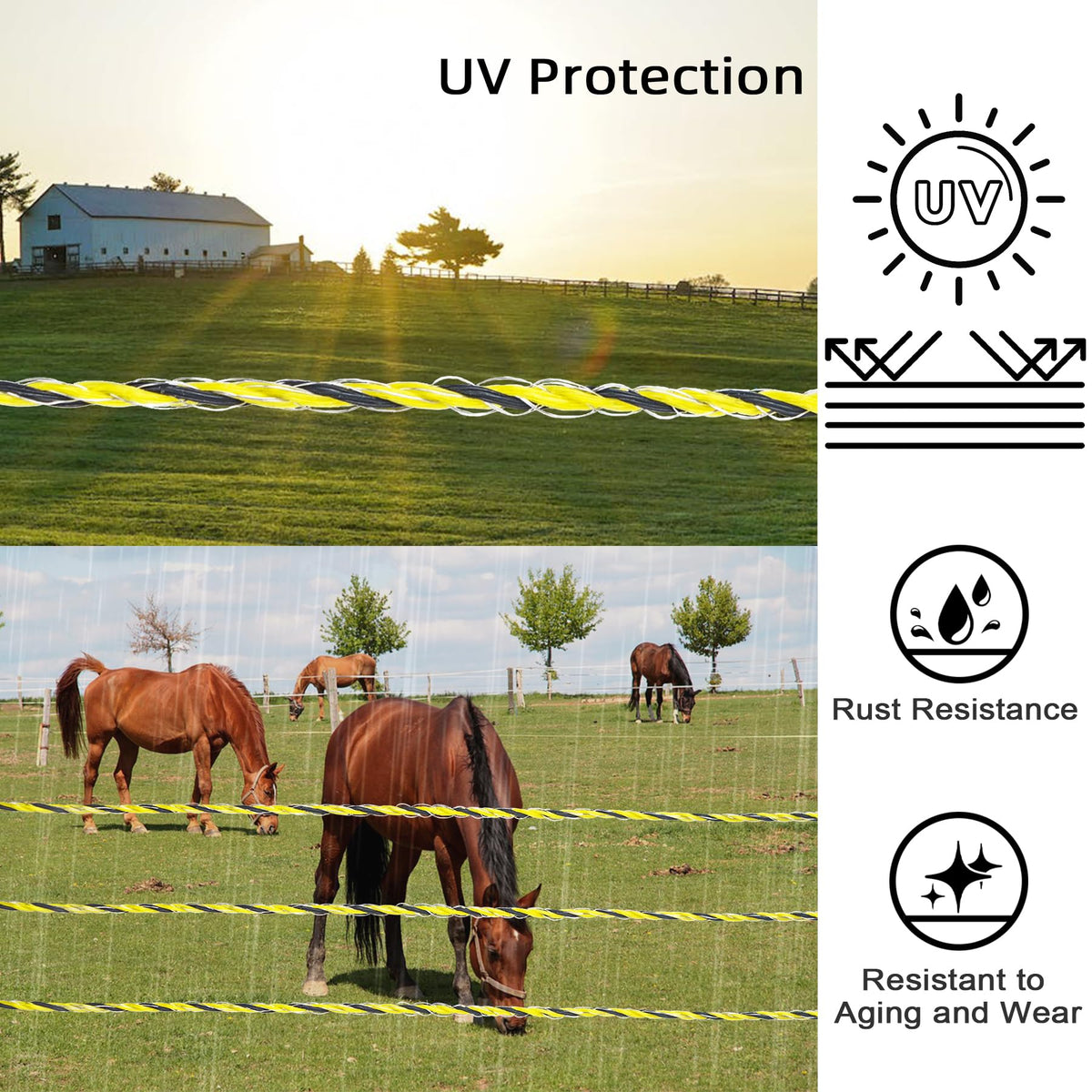 SINBDLAI rust-resistant fence wire that maintains performance