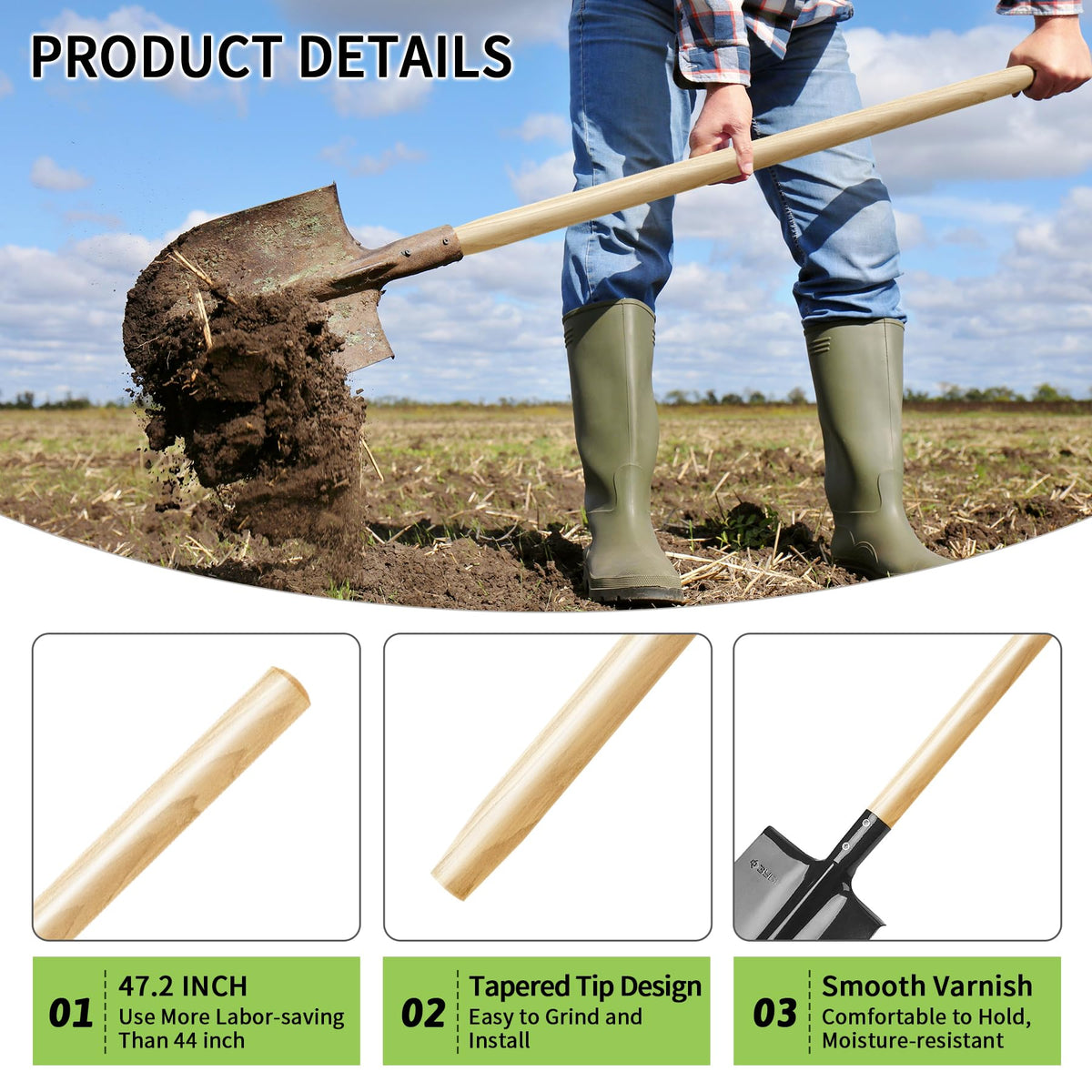 SINBDLAI smooth varnish finish resists moisture and improves grip.
