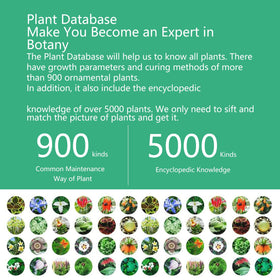 Sinbeda plant-database feature with over 6,000 plant profiles.