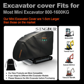 Singdur cover features reflective strips to improve night visibility.