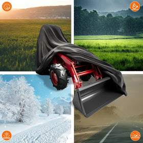 Singdur tractor cover universal fit for most compact utility tractors.