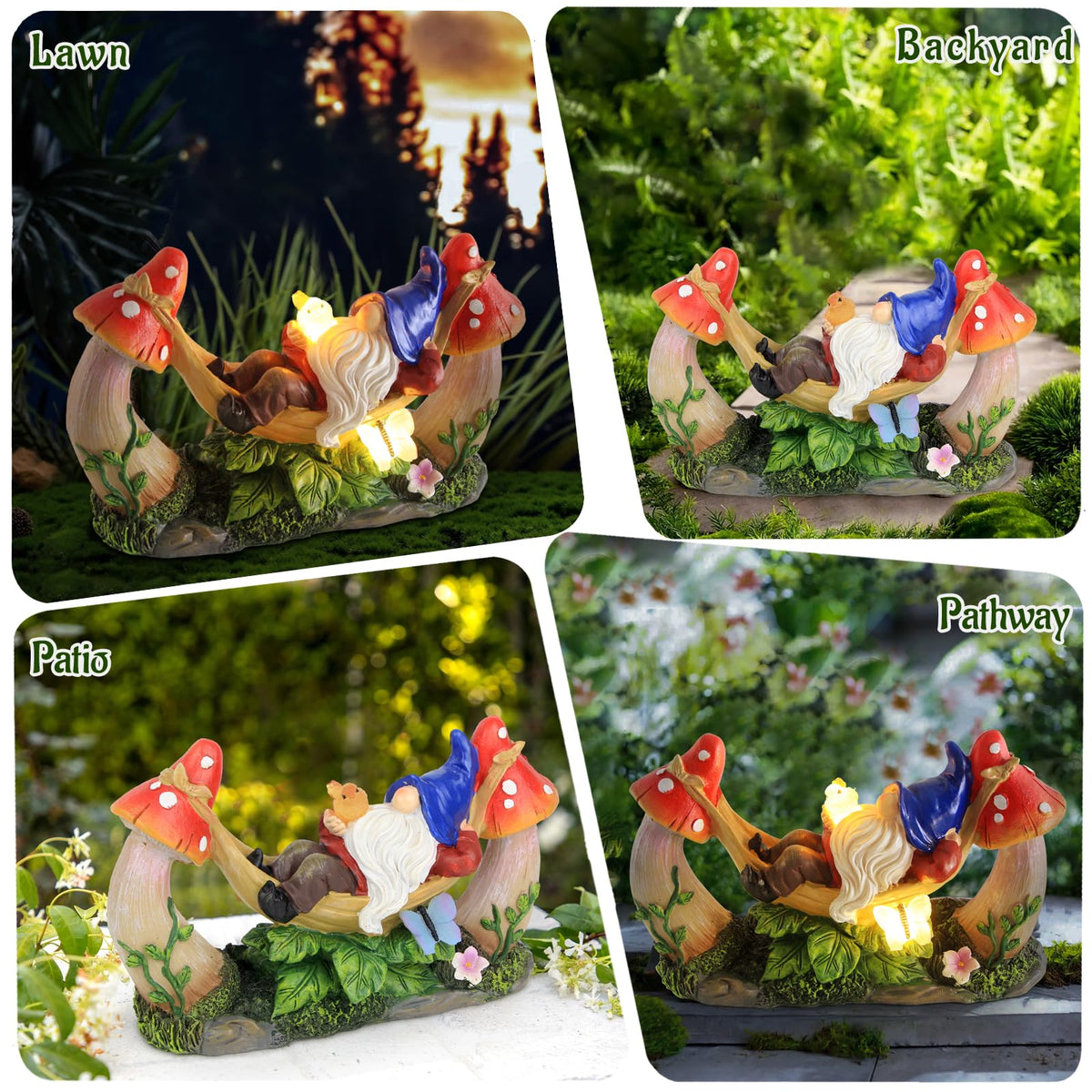 Sinhra garden statue fits front-yard decor and boosts curb appeal