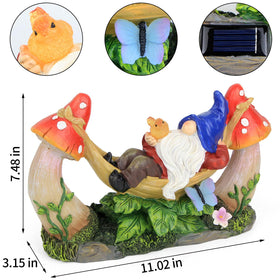 Sinhra solar-powered ornament charges by day and glows after dusk