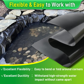 Sinimaka pond liner durable and UV resistant for outdoor use