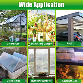 Sinimaka versatile sheet suitable for greenhouses, fences, and roofs.