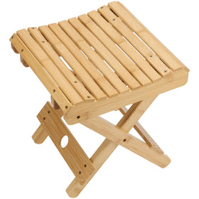 SINJEUN smooth sanded bamboo seat prevents splinters and scratches