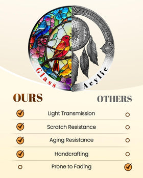 Each piece is hand painted with slight variation for unique character
