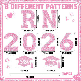 Sintuff Class of 2026 nurse graduation sign pink for lawn celebrations