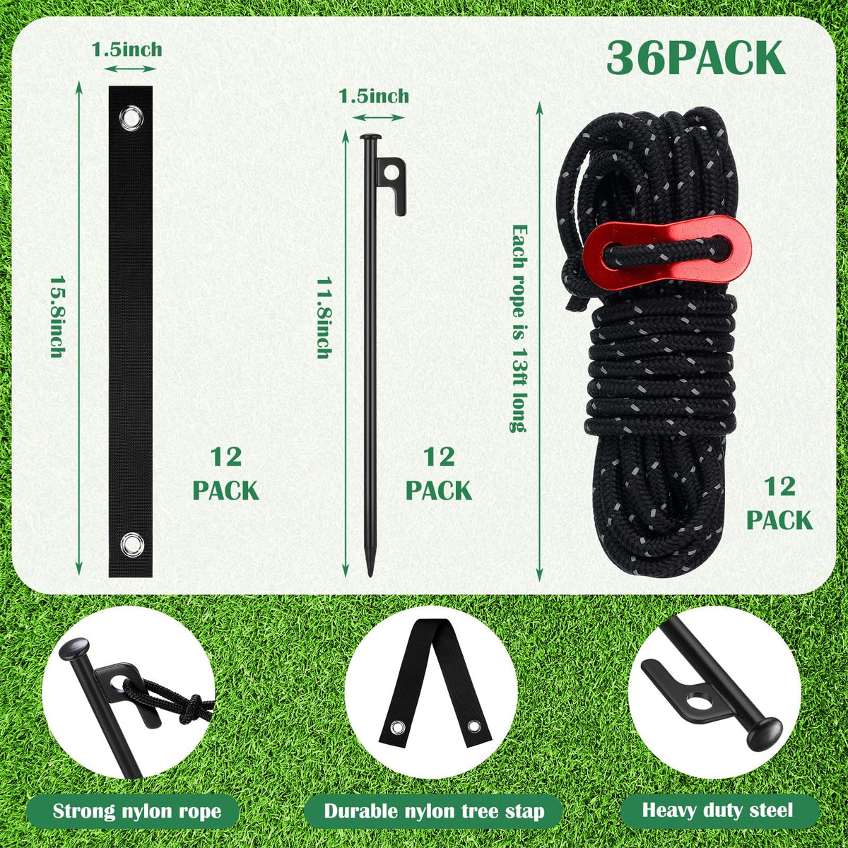 Sintuff copper-ring straps showing rust-proof durability for tree support