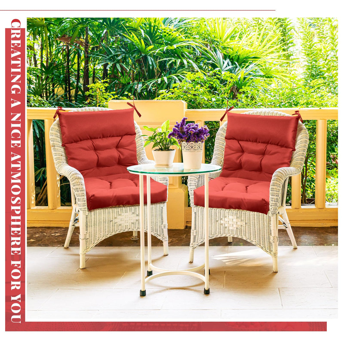 Sintuff easy-care outdoor cushion fabric for simple maintenance