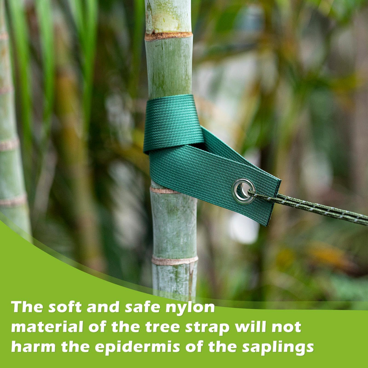 Sintuff garden tent support with straps and rope for stability