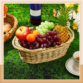 Sintuff multi-use baskets suit kitchen, living room, or garden organization.