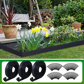 Sintuff outdoor border system creates neat landscape separations