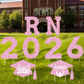 Sintuff waterproof RN graduation sign withstands weather for seasonal use