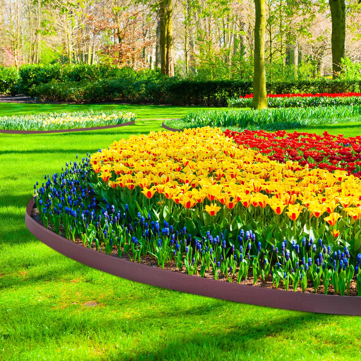 Sintuff weatherproof edging for outdoor borders in any weather.