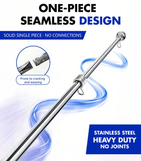 Sinyoeer stainless steel flag pole emphasizes rustproof construction ideal for humid environments.