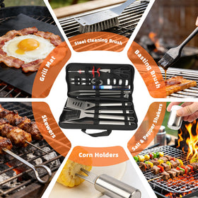 SINZUX eight skewers and corn holders expanding kebab and sides options