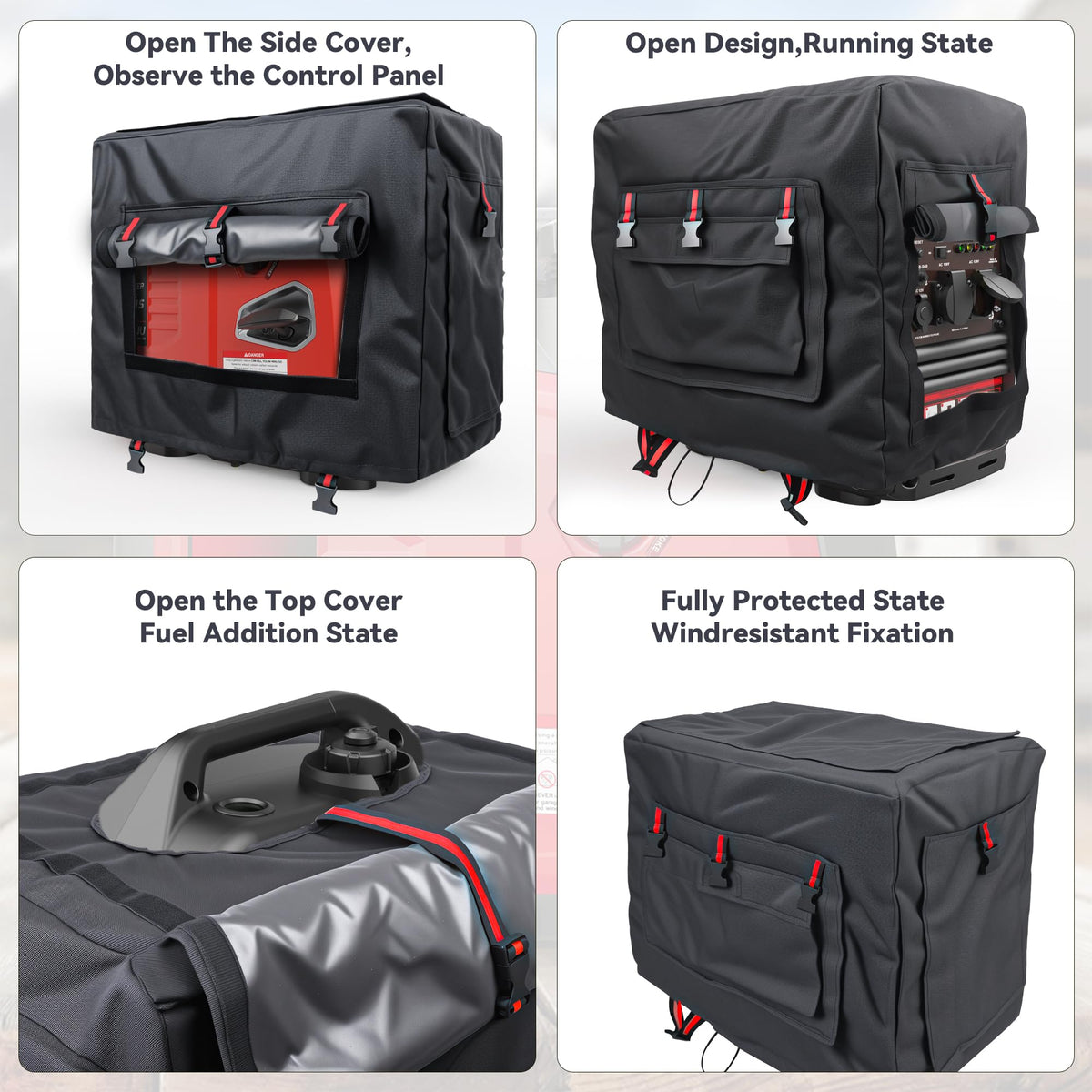 SIOKIUU generator tent universal-fit highlighting breathable side panels