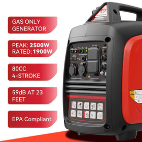 SIOKIUU portable generator lightweight with sturdy carry handle for easy transport