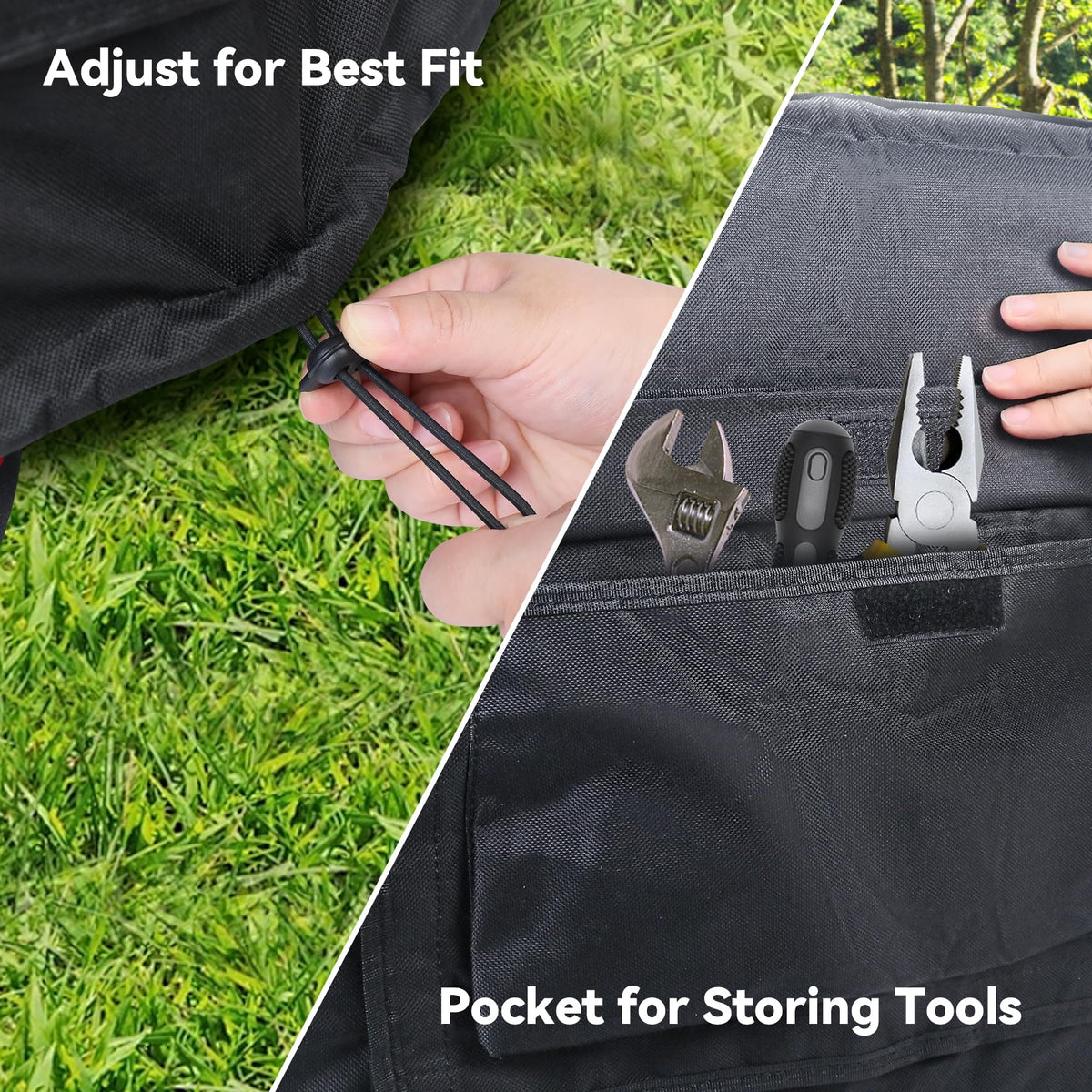SIOKIUU tool bag storage keeps cords neatly organized
