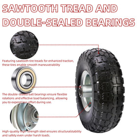 Siparts double-sealed bearings enable smoother rotation and load balance.
