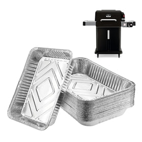 Sipnore PG301 drip pan catches grease for easier grill cleanup.