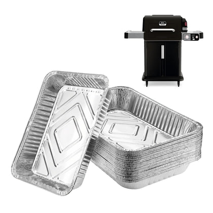 Sipnore PG301 drip pan catches grease for easier grill cleanup.