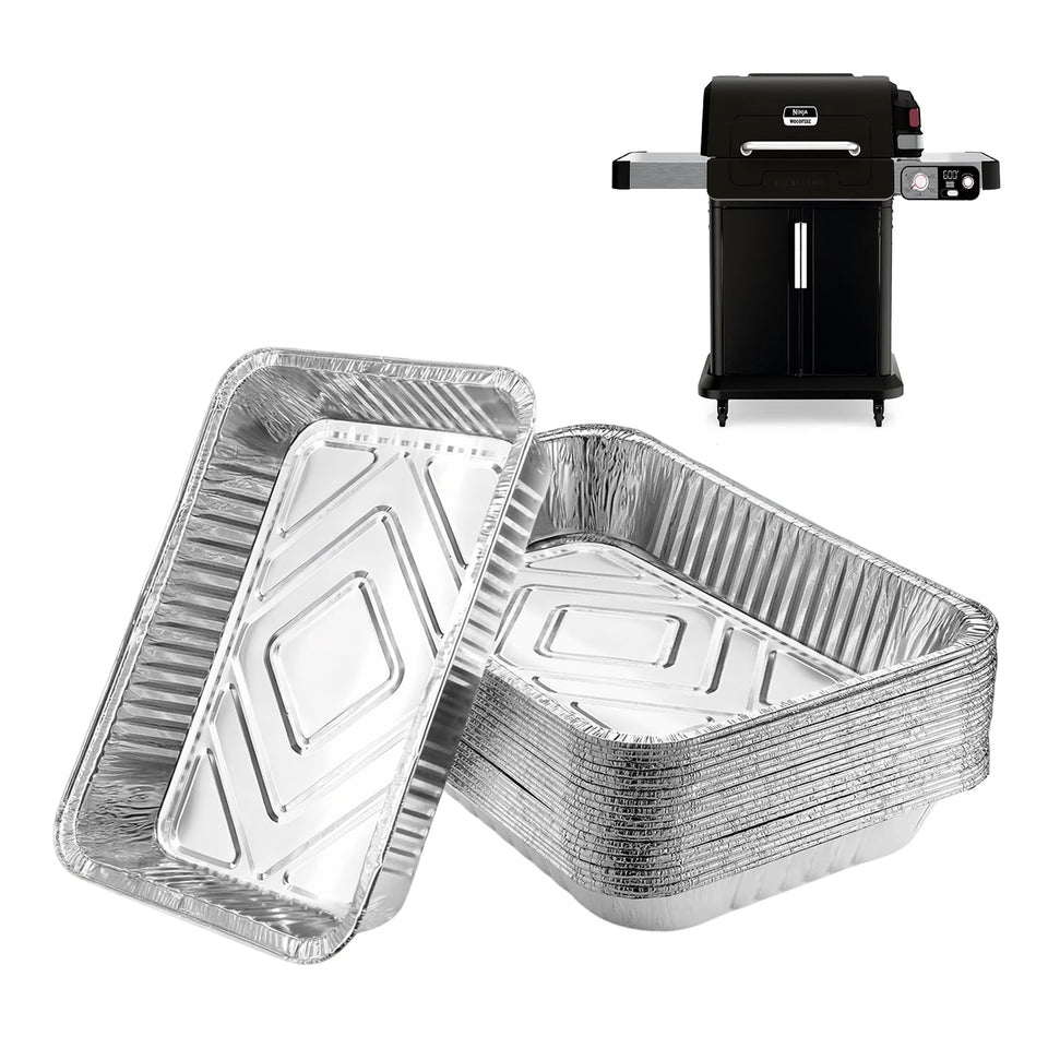 Sipnore PG301 drip pan catches grease for easier grill cleanup.