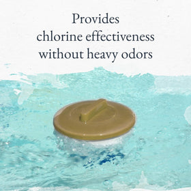 Sirona Brom Tabs in a spa float enables easy dosing.