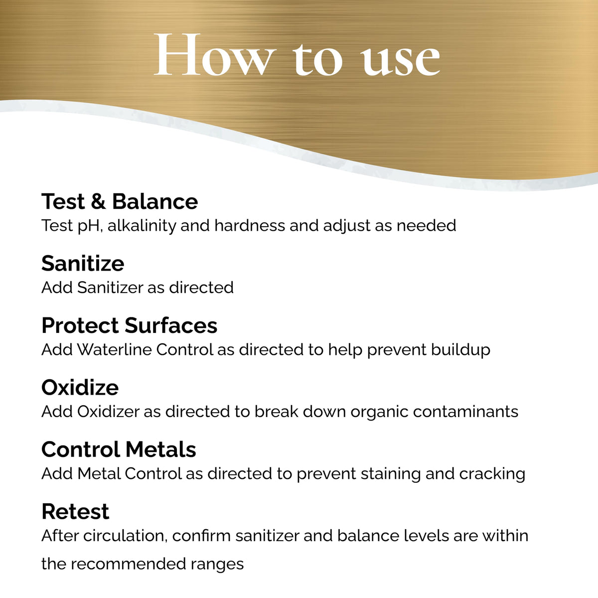 Sirona Spa Care Simply Oxidizer bottle helps maintain spa clarity and freshness